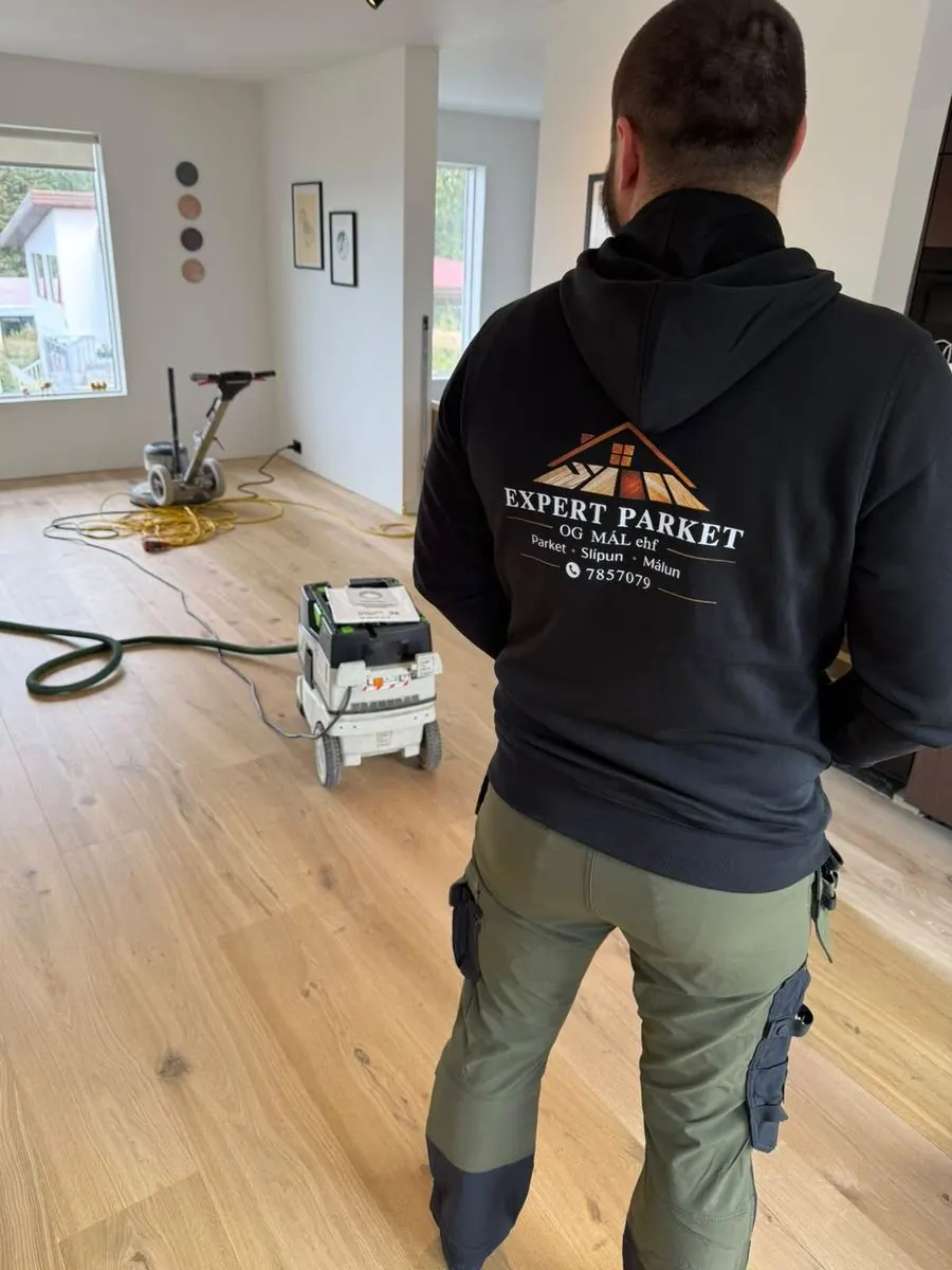The owner at work